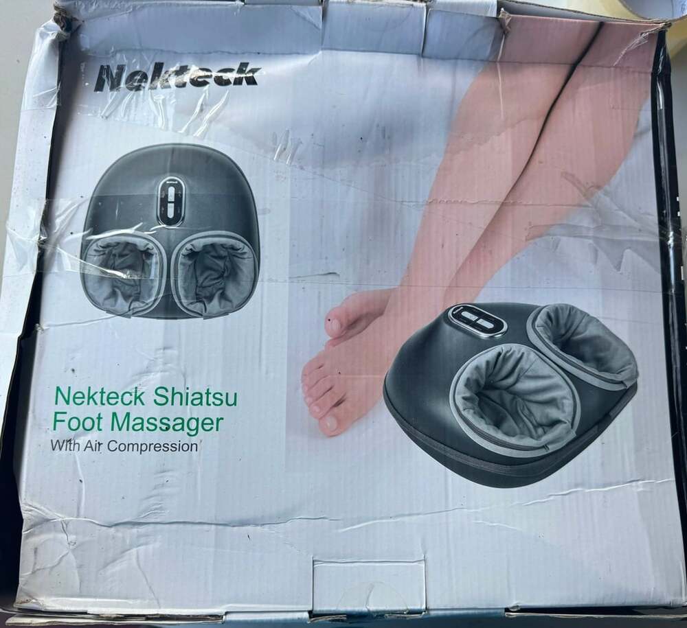 Nekteck Shiatsu Foot Massager With Air Compression